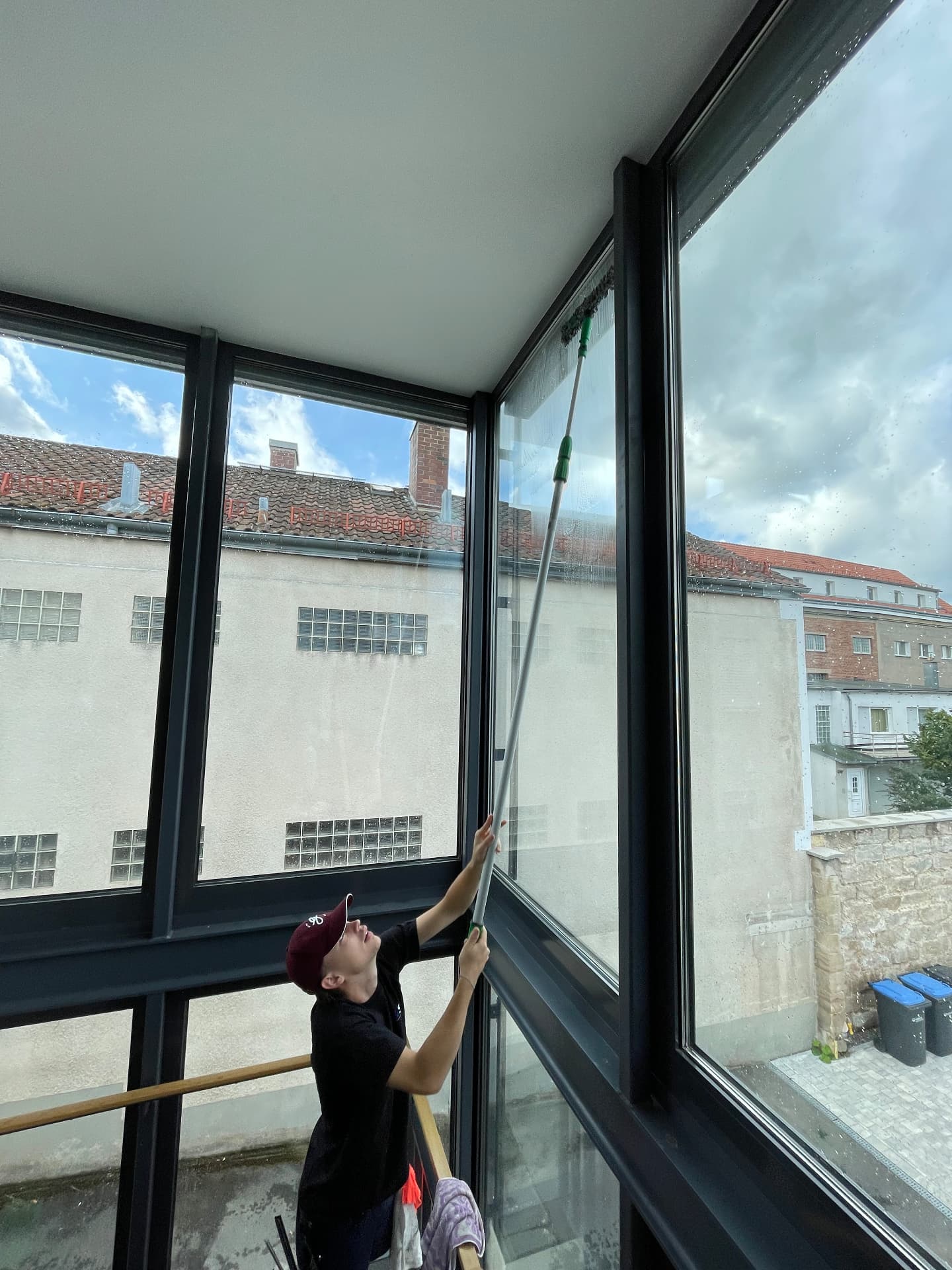 Innenverglasung im Objekt – Glasreinigung