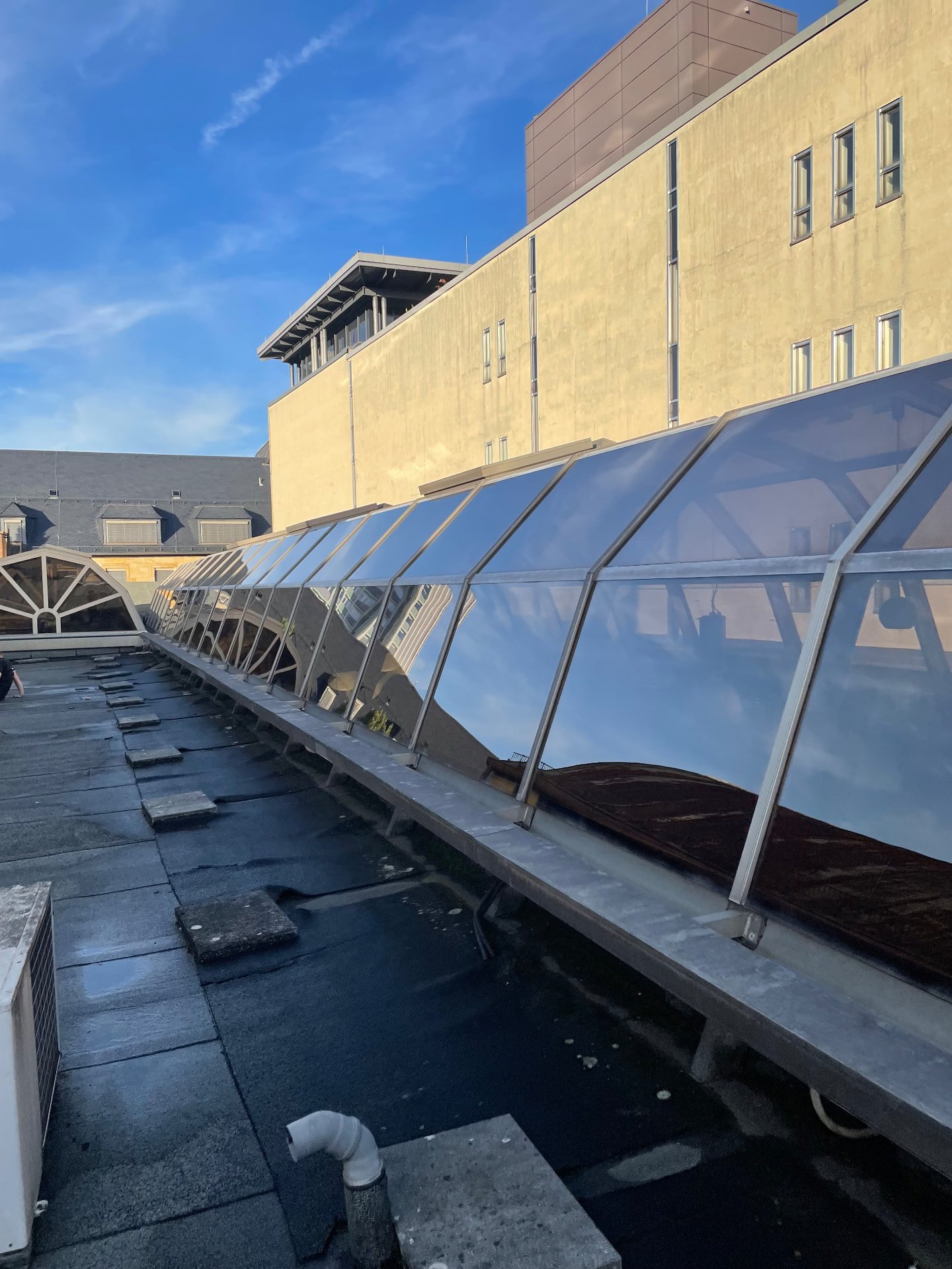 230 m² Glasdach – Eysserhauspassage Bayreuth – Glasreinigung